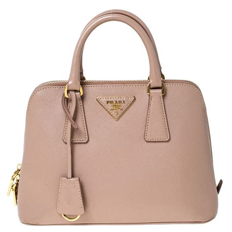 prada saffiano nude|Bags .